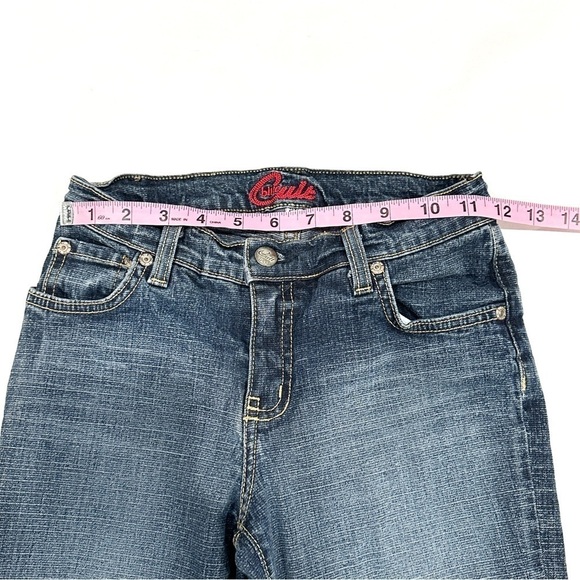 Blue Cult Flare Bell Bottom Dark Wash Jeans - Picture 3 of 7